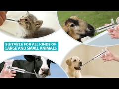 5ml 精確なスケールで,動物のワクチン接種のための再利用可能なプラスチック・鋼獣医用注射器