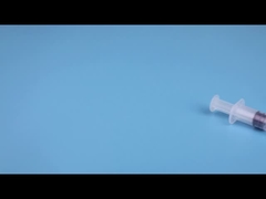 3ml プラスチックのプリフィール注射器 安全で簡単な臨床治療のために 洗浄と密封