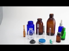 7ml〜100ml 鋳造されたガラス注射用注射用フローラ/ボトル CE承認 USPタイプI II III